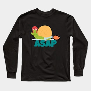 ASAP Racing Snail Funny Long Sleeve T-Shirt